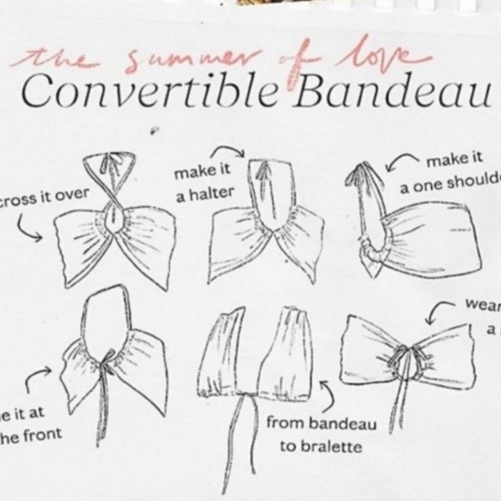 Free People Summer of Love Convertible Bandeau - Picture 2 of 4